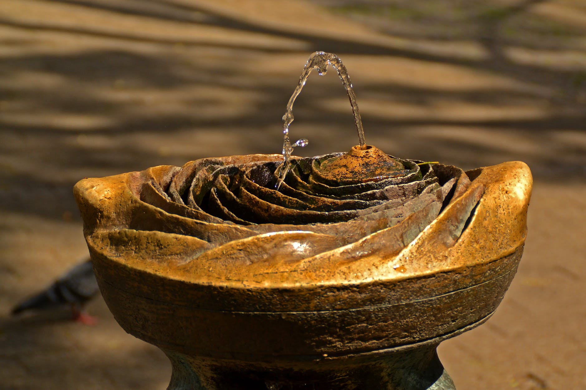 rose water fountain
